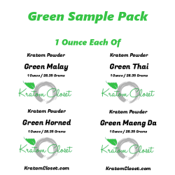 Green Vein Kratom 4 Ounce Sample Pack