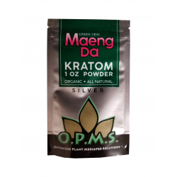 OPMS Silver Maeng Da Kratom Powder - 1 Oz