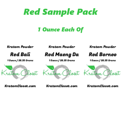 Red Vein Kratom 3 Ounce Sample Pack