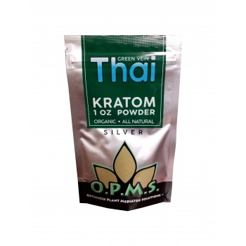 OPMS Silver Thai Kratom Powder - 1 Oz